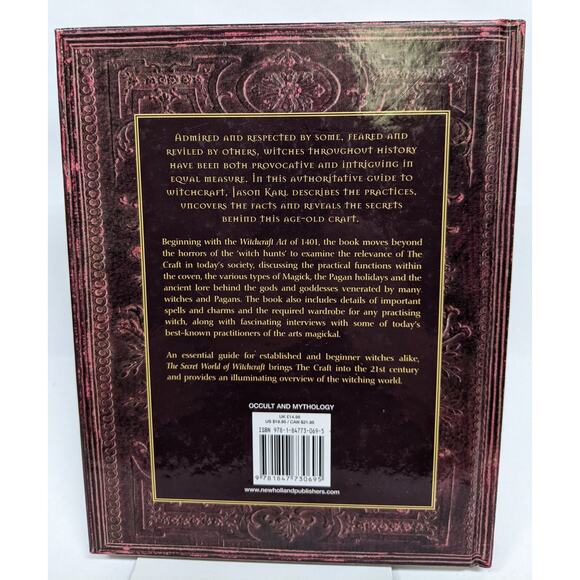 The Secret World of Witchcraft - Jason Karl - Hardbound 2008, 192 Pages - Picture 7 of 8
